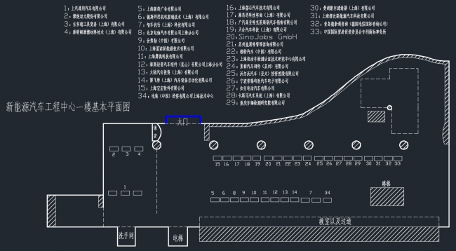 2017秋季汽车行业综合招聘会展位平面图 2017秋季汽车行业综合招聘会展位平面图